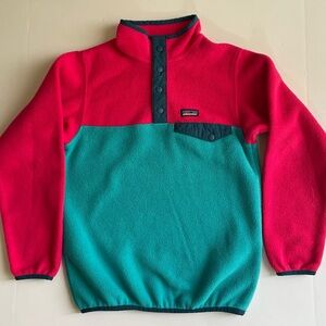 Girls' Lightweight Synchilla Fleece Snap-T Pullover Sweater  Warm Cozy Size L 12